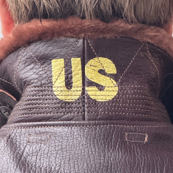 画像20: BUZZ RICKSON'S バズリクソンズ BR80661 Type AN6552 “AMERICAN SPORTSWEAR CO.” M-422Aの後継モデル ゴートスキン ARMY NAVY US 黒い酸化処理を施したジッパー 朱色の美しいライニング AMERICAN SPORTWEAR社 美しいシボ (20)