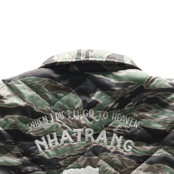 画像18: TAILOR TOYO テーラー東洋 TT15799 Mid 1960s Style Vietnam Liner Jacket “VIET-NAM MAP” ベトナムライナージャケット ベトナムマップ ベトジャン ベトナム戦争 カスタムオーダー品 マップ柄 瓢箪型のキルティング ナイロンリップストップ 防寒性 タイガーストライプ (18)