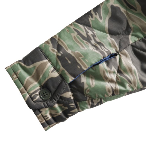 画像15: TAILOR TOYO テーラー東洋 TT15799 Mid 1960s Style Vietnam Liner Jacket “VIET-NAM MAP” ベトナムライナージャケット ベトナムマップ ベトジャン ベトナム戦争 カスタムオーダー品 マップ柄 瓢箪型のキルティング ナイロンリップストップ 防寒性 タイガーストライプ (15)