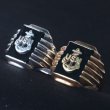 画像7: CUSHMAN クッシュマン 29381 U.S.N. BRASS RING BRASS 米海軍ブラスリング ブラス 1940年代 U.S.NAVY ネイビー オニキス シンプルデザイン アールデコ調のフィン ゴツい雰囲気 指輪 リング (7)