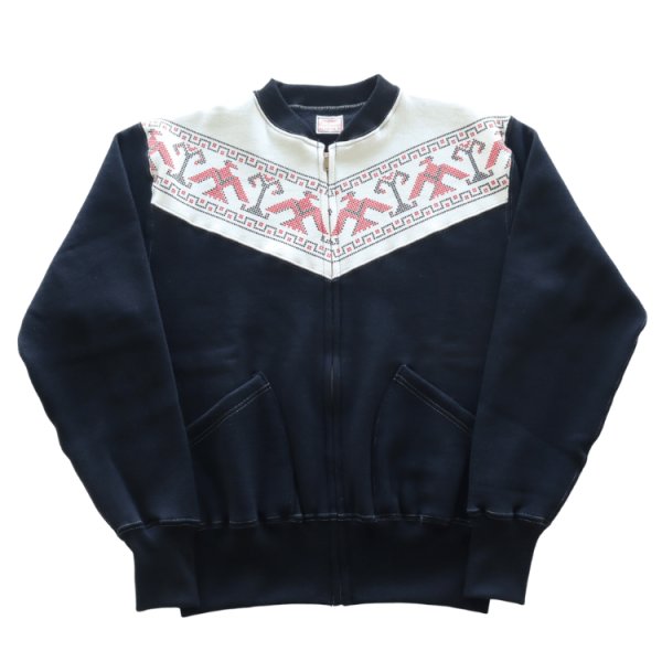 画像15: CUSHMAN クッシュマン 26385 THUNDER BIRD PRINT FULL ZIP SWEAT サンダーバード プリント フルジップ スウェット ライトアウター サンダーバード柄 裏起毛 コットン100％  日本製 (15)