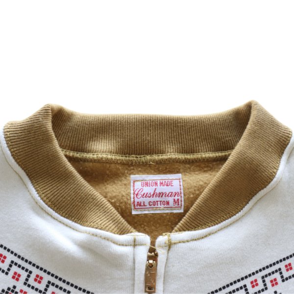 画像6: CUSHMAN クッシュマン 26385 THUNDER BIRD PRINT FULL ZIP SWEAT サンダーバード プリント フルジップ スウェット ライトアウター サンダーバード柄 裏起毛 コットン100％  日本製 (6)