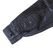 画像10: SUGAR CANE シュガーケーン SC29585 FICTION ROMANCE 8.5oz. BLACK WABASH STRIPE WORK SHIRT ブラックウォバッシュ ストライプワークシャツ ブラックの硫化染料でベース ドットストライプ ヴィンテージウェア (10)