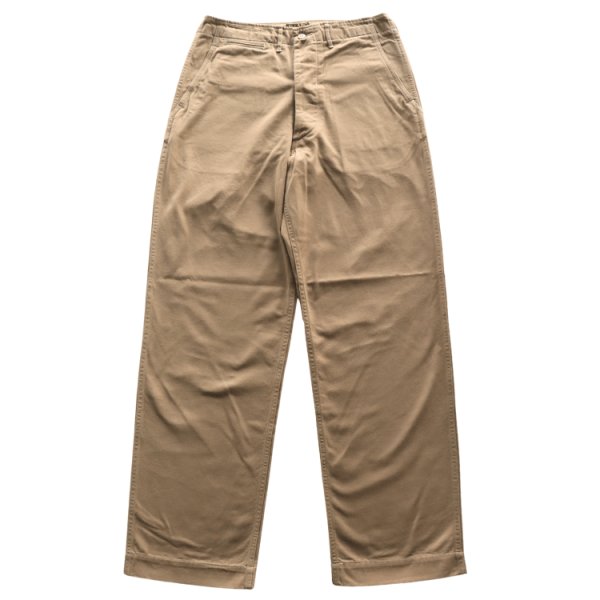 画像5: JELADO ジェラード AG94341A 41 Khaki Lastresort Chino Cloth ラストリゾート チノクロス チノパン ディープサウスコットン スレン染料 新41KHAKI 股上深くワタリ太め ワークパンツ made in japan (5)