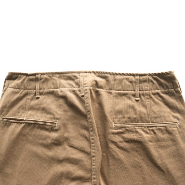 画像15: JELADO ジェラード AG94341A 41 Khaki Lastresort Chino Cloth ラストリゾート チノクロス チノパン ディープサウスコットン スレン染料 新41KHAKI 股上深くワタリ太め ワークパンツ made in japan (15)