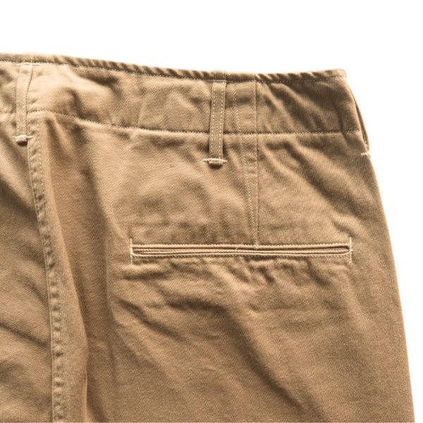 画像16: JELADO ジェラード AG94341A 41 Khaki Lastresort Chino Cloth ラストリゾート チノクロス チノパン ディープサウスコットン スレン染料 新41KHAKI 股上深くワタリ太め ワークパンツ made in japan (16)