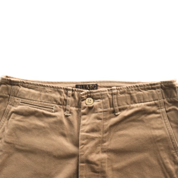 画像6: JELADO ジェラード AG94341A 41 Khaki Lastresort Chino Cloth ラストリゾート チノクロス チノパン ディープサウスコットン スレン染料 新41KHAKI 股上深くワタリ太め ワークパンツ made in japan (6)