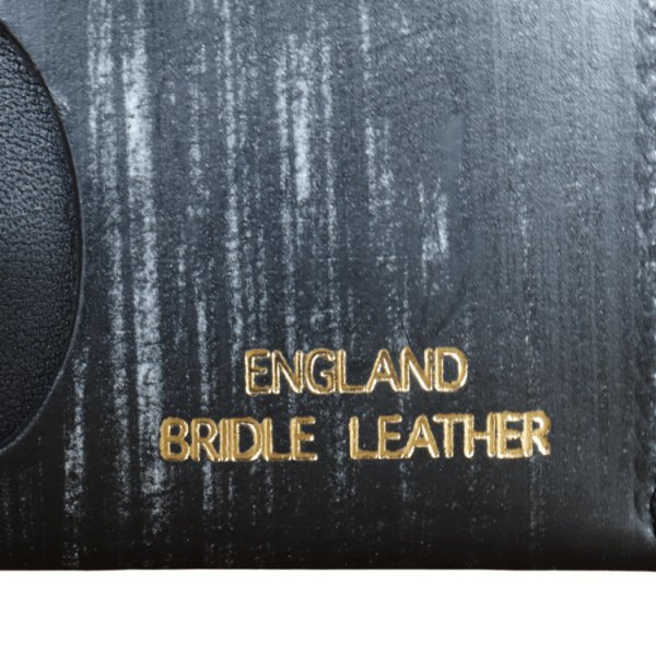 画像12: 池之端銀革店 Cramp Cr-920 UKブライドル コンパクトウォレット ミニ財布 コンパクトウォレット カードケースサイズ アンティーク UKブライドルレザー 最小クラス 革製品 日本製 (12)