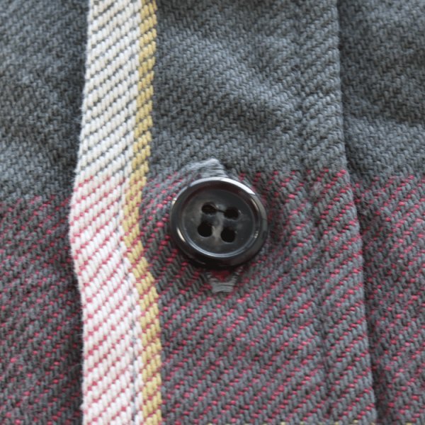 画像9: JELADO ジェラード JP12106 Unionworkers Shirt Short ユニオンワーカーズシャツ ショート ネルシャツ 別注ネル生地 定番 ヴィンテージ感 レギュラーサイズ 快適な着心地 保温性 ユーズド加工 (9)