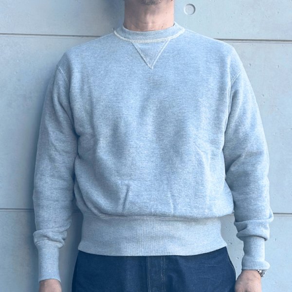 画像2: JELADO ジェラード AB13213 Blutal Fleece ブルータルフリース スウェット 両V杢グレースウェット REBUILT リベルト ヴィンテージスウェット トレーナー フリース (2)