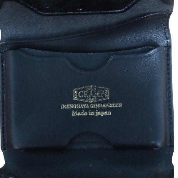 画像6: 池之端銀革店 Cramp Cr-920 UKブライドル コンパクトウォレット ミニ財布 コンパクトウォレット カードケースサイズ アンティーク UKブライドルレザー 最小クラス 革製品 日本製 (6)
