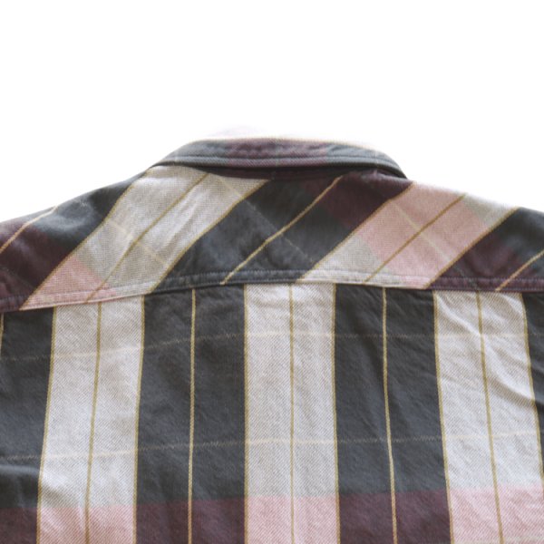 画像12: JELADO ジェラード JP12106 Unionworkers Shirt Short ユニオンワーカーズシャツ ショート ネルシャツ 別注ネル生地 定番 ヴィンテージ感 レギュラーサイズ 快適な着心地 保温性 ユーズド加工 (12)