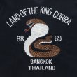 画像18: CUSHMAN クッシュマン 26386 SWEAT SOUVENIR JACKET KING COBRA スウェット スーベニア ジャケット キングコブラ スウェット フルジップ カーディガン スーベニアジャケット アウター ライトアウター キングコブラ 刺繍 (18)