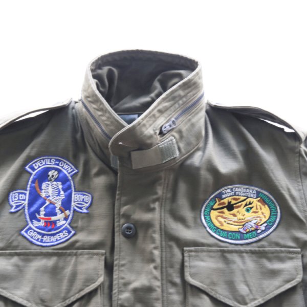 画像5: BUZZ RICKSON'S バズリクソンズ BR15804 Type M-65 “BUZZ RICKSON MFG. CO.” 13th BOMB. SQ. "GRIM REAPERS" 第13爆撃飛行隊 グリムリーパーズ ミリタリージャケット M-65 フィールドジャケット U.S.ARMY (5)