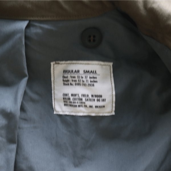 画像15: BUZZ RICKSON'S バズリクソンズ BR15804 Type M-65 “BUZZ RICKSON MFG. CO.” 13th BOMB. SQ. "GRIM REAPERS" 第13爆撃飛行隊 グリムリーパーズ ミリタリージャケット M-65 フィールドジャケット U.S.ARMY (15)