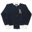 画像6: CUSHMAN クッシュマン 26386 SWEAT SOUVENIR JACKET KING COBRA スウェット スーベニア ジャケット キングコブラ スウェット フルジップ カーディガン スーベニアジャケット アウター ライトアウター キングコブラ 刺繍 (6)