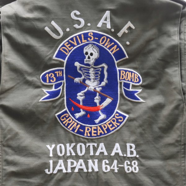 画像19: BUZZ RICKSON'S バズリクソンズ BR15804 Type M-65 “BUZZ RICKSON MFG. CO.” 13th BOMB. SQ. "GRIM REAPERS" 第13爆撃飛行隊 グリムリーパーズ ミリタリージャケット M-65 フィールドジャケット U.S.ARMY (19)