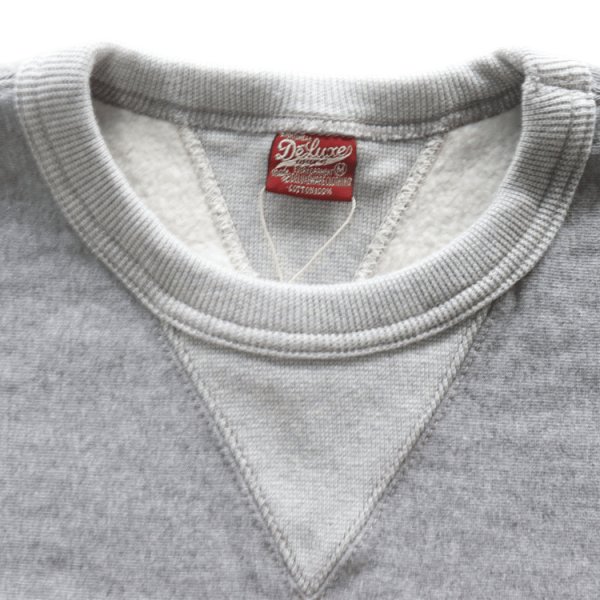 画像8: DELUXEWARE デラックスウエア RVW-RV 40S SIDE PANEL サイドパネル スウェット ヘビーニット 20oz スウェットシャツ 限界密度の極厚吊裏毛 裏起毛 高保温性 綿 100％ 日本製 (8)