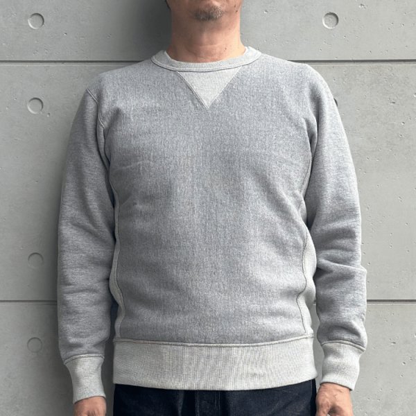 画像2: DELUXEWARE デラックスウエア RVW-RV 40S SIDE PANEL サイドパネル スウェット ヘビーニット 20oz スウェットシャツ 限界密度の極厚吊裏毛 裏起毛 高保温性 綿 100％ 日本製 (2)