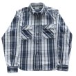 画像15: JELADO ジェラード JP12106 Unionworkers Shirt Short ユニオンワーカーズシャツ ショート ネルシャツ 別注ネル生地 定番 ヴィンテージ感 レギュラーサイズ 快適な着心地 保温性 ユーズド加工 (15)
