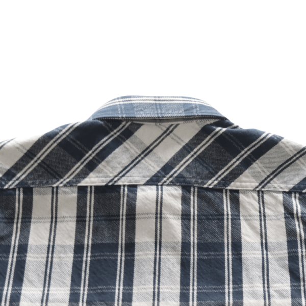 画像19: JELADO ジェラード JP12106 Unionworkers Shirt Short ユニオンワーカーズシャツ ショート ネルシャツ 別注ネル生地 定番 ヴィンテージ感 レギュラーサイズ 快適な着心地 保温性 ユーズド加工 (19)