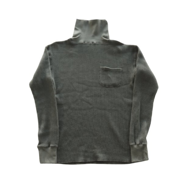 画像10: CUSHMAN クッシュマン 26380 BIG WAFFLE TURTLE NECK ビッグワッフルタートルネック 長袖 (10)