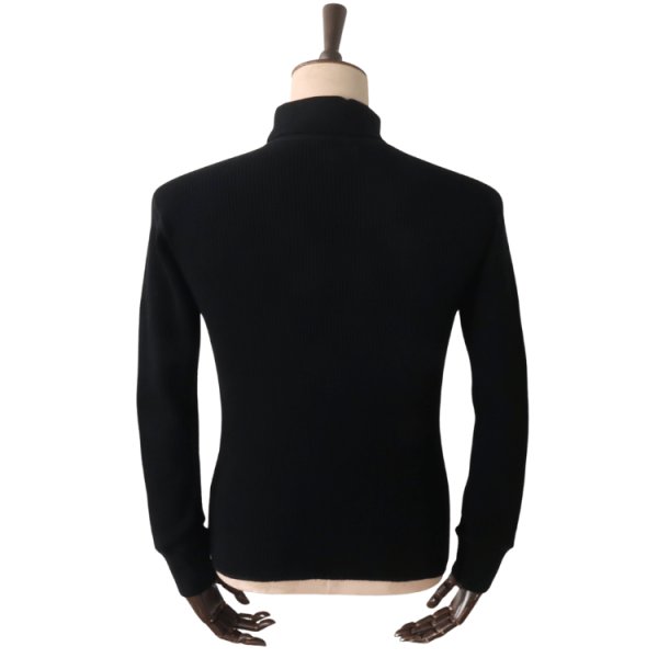 画像3: CUSHMAN クッシュマン 26380 BIG WAFFLE TURTLE NECK ビッグワッフルタートルネック 長袖 (3)