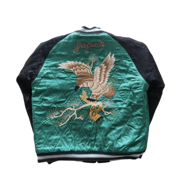 画像18: TAILOR TOYO テーラー東洋 TT15809-119 Mid 1950s Style Velveteen × Acetate Quilted Souvenir Jacket “Stencil Paint” TOYO ENTERPRISE 60th Anniversary Special Edition “TIGER HEAD” × “EAGLE” 別珍スカジャン 白虎 鷲 リバーシブル スーベニアジャケット 刺繍 東洋エンタープライズ60周年記念 スペシャルエディション (18)
