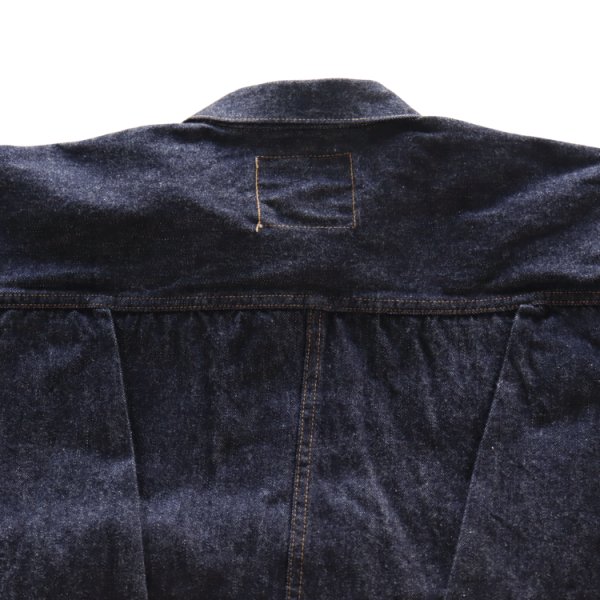 画像11: SUGAR CANE シュガーケーン SC11936T 13oz. DENIM BLOUSE 1936 MODEL (T-BACK) デニムブラウス デニムジャケット (11)