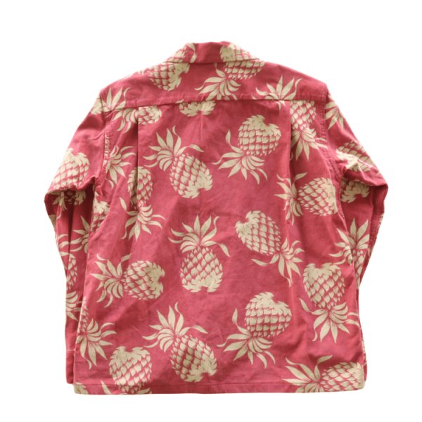 画像19: SUN SURF サンサーフ SS29580 L/S CORDUROY OPEN SHIRT “DUKE'S PINEAPPLE” 長袖 アロハシャツ デューク・カハナモク パイナップル コットン100% (19)