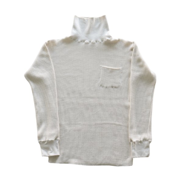 画像12: CUSHMAN クッシュマン 26380 BIG WAFFLE TURTLE NECK ビッグワッフルタートルネック 長袖 (12)