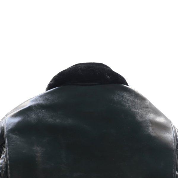 画像16: BUZZ RICKSON'S バズリクソンズ BR80655 WILLIAM GIBSON COLLECTION Type BLACK AN-J-3A HORSEHIDE MODELウィリアムギブソンコレクション ブラックAN-J-3A ホースハイドモデル 革ジャン 馬革 レザージャケット 小説家 ウィリアム・ギブソン ブラックシリーズ (16)