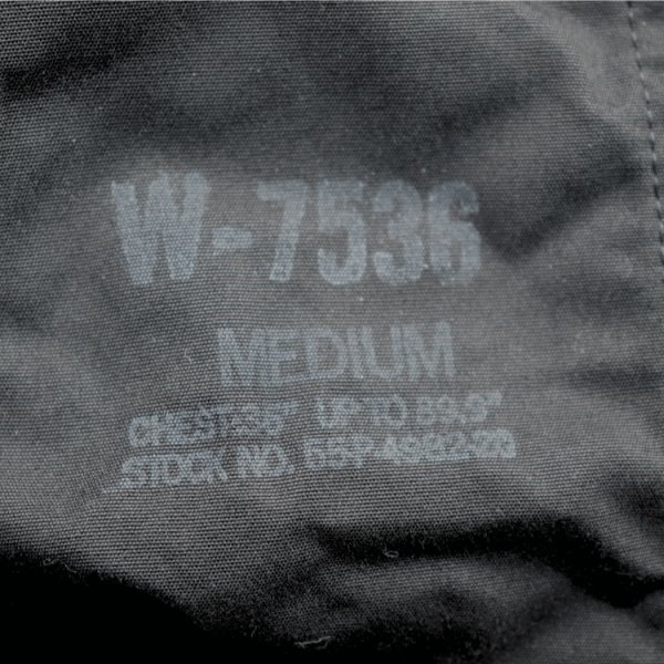画像11: BUZZ RICKSON'S バズリクソンズ BR14969 WILLIAM GIBSON COLLECTION Type BLACK M-51 PARKA ウィリアムギブソンコレクション ブラックM-51パーカー M-51 フィールドパーカー モッズコート 小説家 ウィリアムギブソン ブラックシリーズ (11)