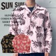 画像1: SUN SURF サンサーフ SS29580 L/S CORDUROY OPEN SHIRT “DUKE'S PINEAPPLE” 長袖 アロハシャツ デューク・カハナモク パイナップル コットン100% (1)
