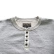 画像5: DELUXEWARE デラックスウエア S106-00 OPEN NECK オープンネック ヘンリーネック スウェット 20oz HEAVY KNIT 最高密度スウェット ヘンリーネックモデル しっかりとした質感 高保温性 限界密度の極厚吊裏毛 裏起毛 日本製 (5)