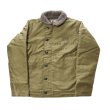 画像4: BUZZ RICKSON'S バズリクソンズ BR15766 Type N-1 Khaki NAVAL CLOTHING DFPOT DEMOTEX-ED STENCIL MIDWAY N-1 デッキジャケット ミリタリー カーキモデル ステンシル (4)
