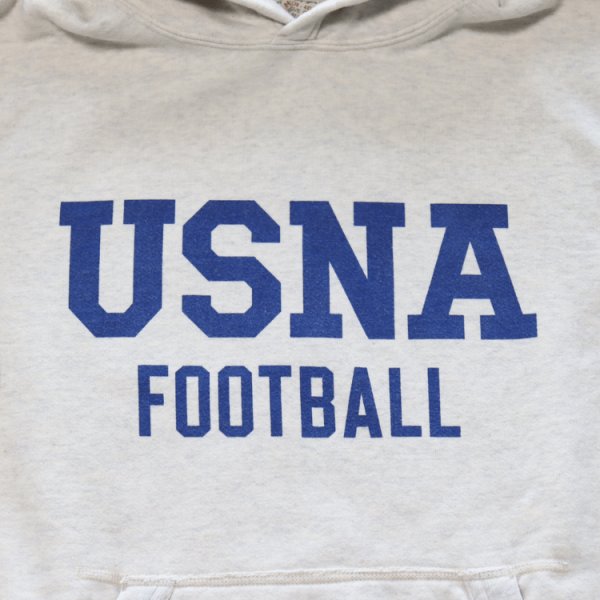 画像14: BUZZ RICKSON'S バズリクソンズ BR69640 SWEAT PARKA U.S.NAVAL ACADEMY スウェットパーカー U.S.ナーバルアカデミー ミリタリーパーカー USNA フットボール カンガルーポケット (14)