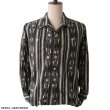 画像2: CUSHMAN クッシュマン 25708 NATIVE PURINT NEL OPEN COLLAR SHIRTS ネイティブプリントネルオープンカラーシャツ ネルシャツ ネイティブプリント 長袖シャツ (2)