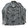 画像17: CUSHMAN クッシュマン 25708 NATIVE PURINT NEL OPEN COLLAR SHIRTS ネイティブプリントネルオープンカラーシャツ ネルシャツ ネイティブプリント 長袖シャツ (17)