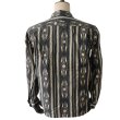 画像3: CUSHMAN クッシュマン 25708 NATIVE PURINT NEL OPEN COLLAR SHIRTS ネイティブプリントネルオープンカラーシャツ ネルシャツ ネイティブプリント 長袖シャツ (3)