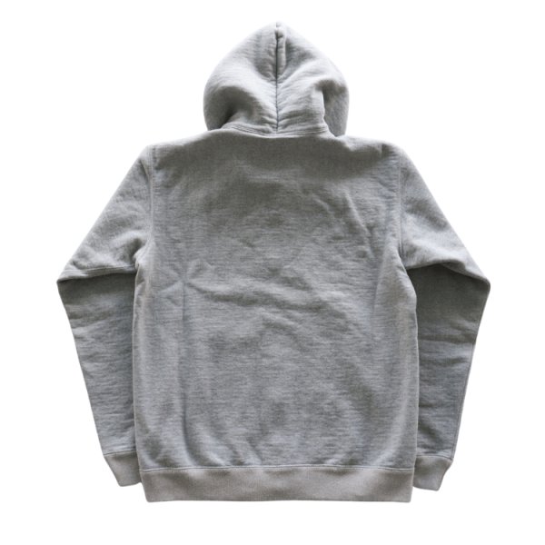 画像13: DELUXEWARE デラックスウエア SPZ-00 FULLZIP PARKA PLAIN フルジップパーカー プレーン パーカー フード付き 裏起毛 フルジップ ヘビーウエイト 日本製 (13)