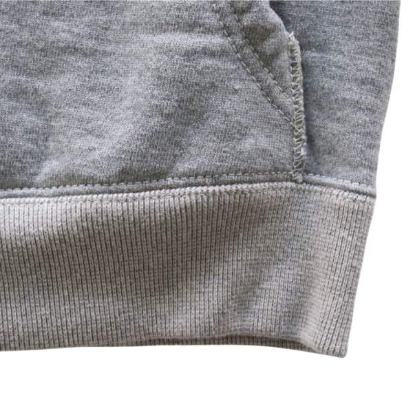 画像8: DELUXEWARE デラックスウエア SPZ-00 FULLZIP PARKA PLAIN フルジップパーカー プレーン パーカー フード付き 裏起毛 フルジップ ヘビーウエイト 日本製 (8)