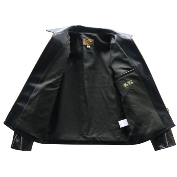 画像12: Y'2 LEATHER ワイツーレザー PR-65 VINTAGE HORSE LIGHT SINGLE RIDERS ヴィンテージ ホースライト シングルライダース ジャケット 革ジャン 馬革 ライダース レザージャケット (12)