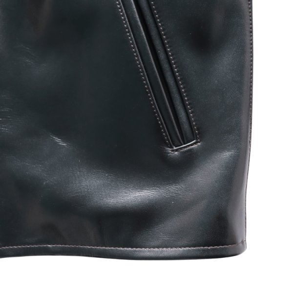 画像10: Y'2 LEATHER ワイツーレザー PR-65 VINTAGE HORSE LIGHT SINGLE RIDERS ヴィンテージ ホースライト シングルライダース ジャケット 革ジャン 馬革 ライダース レザージャケット (10)