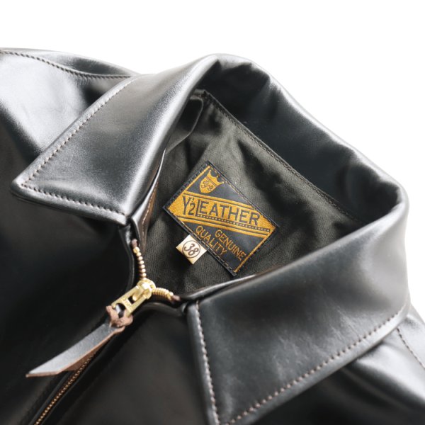 画像5: Y'2 LEATHER ワイツーレザー PR-65 VINTAGE HORSE LIGHT SINGLE RIDERS ヴィンテージ ホースライト シングルライダース ジャケット 革ジャン 馬革 ライダース レザージャケット (5)