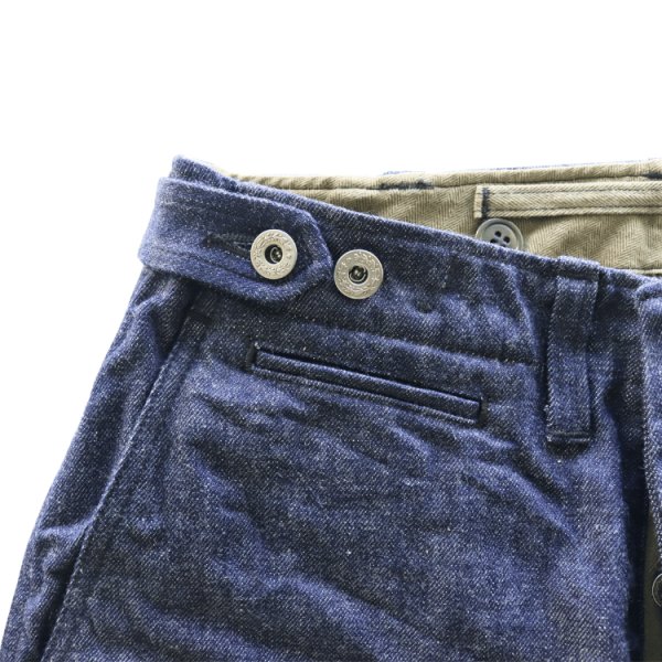 画像9: BUZZ RICKSON'S バズリクソンズ BR42596 TROUSERS, FIELD, Type M-1943 “DENIM CIVILIAN MODEL”デニム シビリアンモデル アーミートラウザーズ U.S.ARMY デニムトラウザーズ デニムパンツ (9)