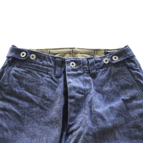 画像7: BUZZ RICKSON'S バズリクソンズ BR42596 TROUSERS, FIELD, Type M-1943 “DENIM CIVILIAN MODEL”デニム シビリアンモデル アーミートラウザーズ U.S.ARMY デニムトラウザーズ デニムパンツ (7)
