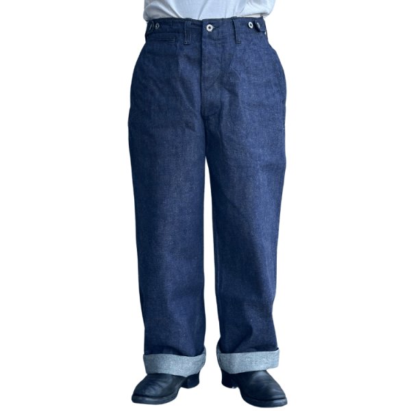 画像2: BUZZ RICKSON'S バズリクソンズ BR42596 TROUSERS, FIELD, Type M-1943 “DENIM CIVILIAN MODEL”デニム シビリアンモデル アーミートラウザーズ U.S.ARMY デニムトラウザーズ デニムパンツ (2)