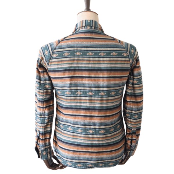 画像5: DELUXEWARE デラックスウエア 7649C NATIVE BORDER ネイティブボーダー ヘビーネルシャツ ネルシャツ ネイティブボーダーネルシャツ ヘビーネル (5)