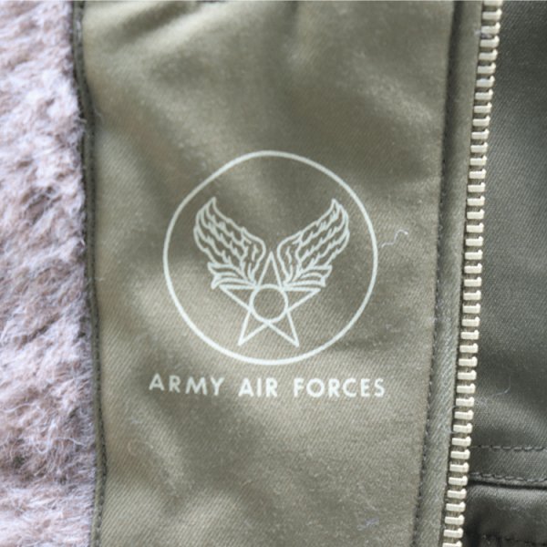 画像17: TOYS McCOY トイズマッコイ TMJ2528 TYPE B-10 TOYS McCOY MFG.CO. " Miss D-day " B-10 ジャケット ミリタリージャケット 赤リブ (17)